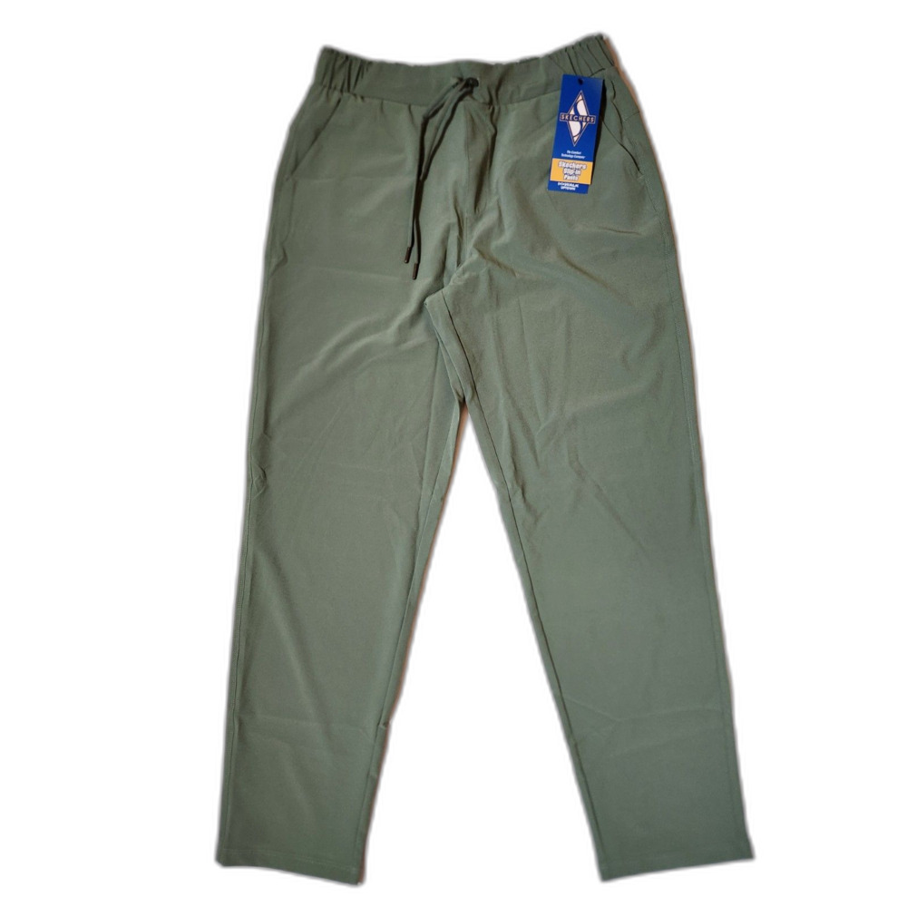 Skechers GO WALK Uptown Slip‑In Pants Women’s Medium Green UPF 40+